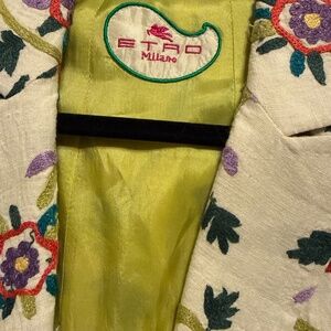 Etro Milano embroidered jacket 44 Italian